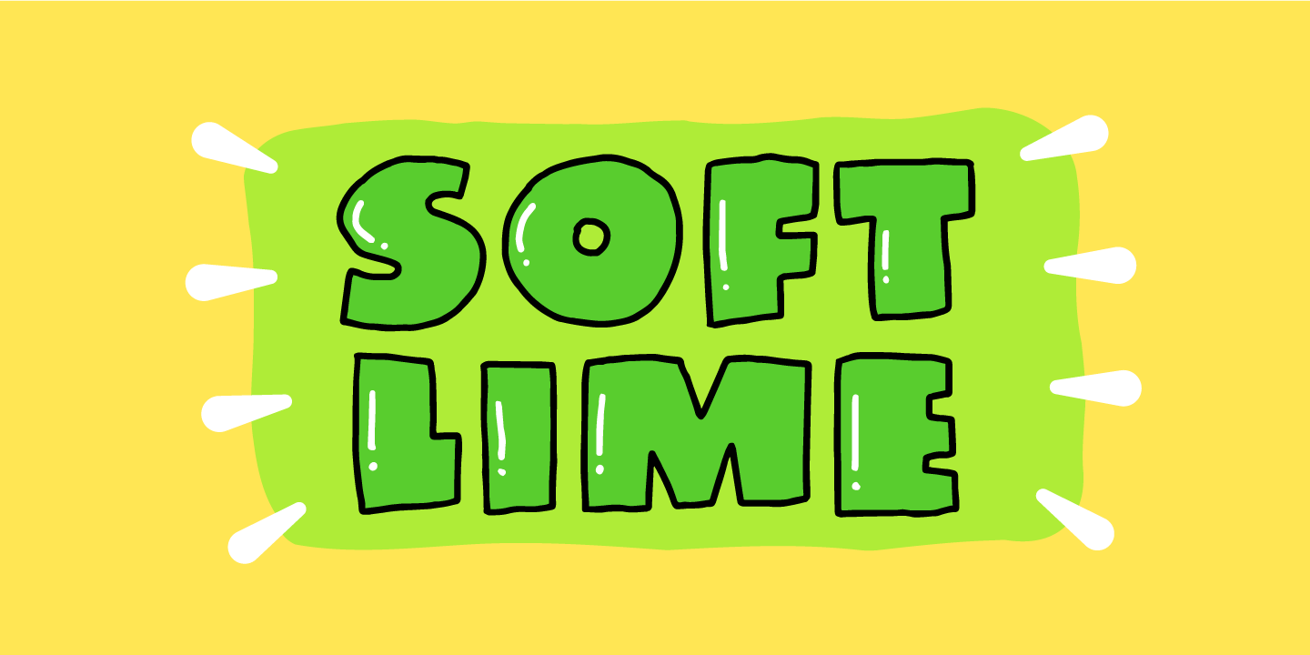 Soft Lime Font preview